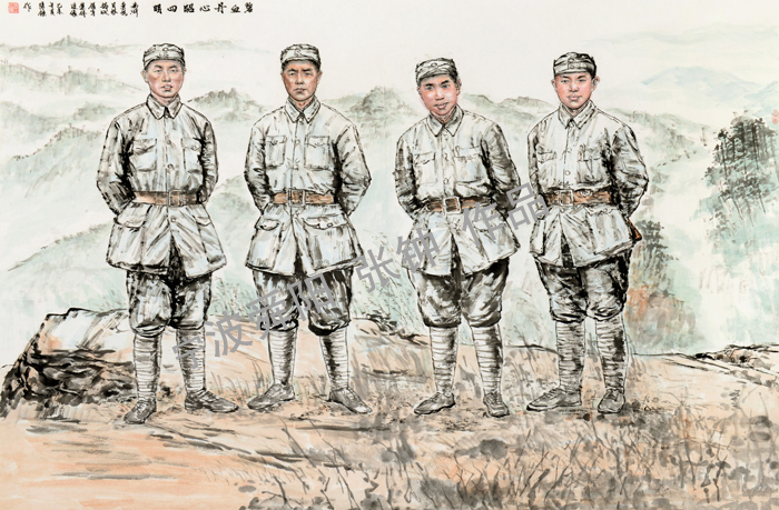 中國畫(huà)——《碧血丹心昭四明》